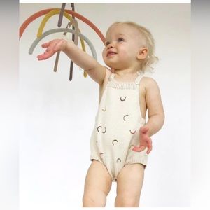 BLABLA Hockney Romper baby boy girl 0-3 months